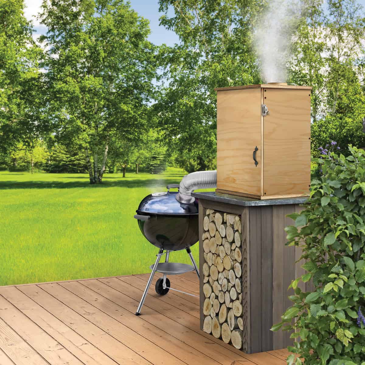 How to make a wooden smoker