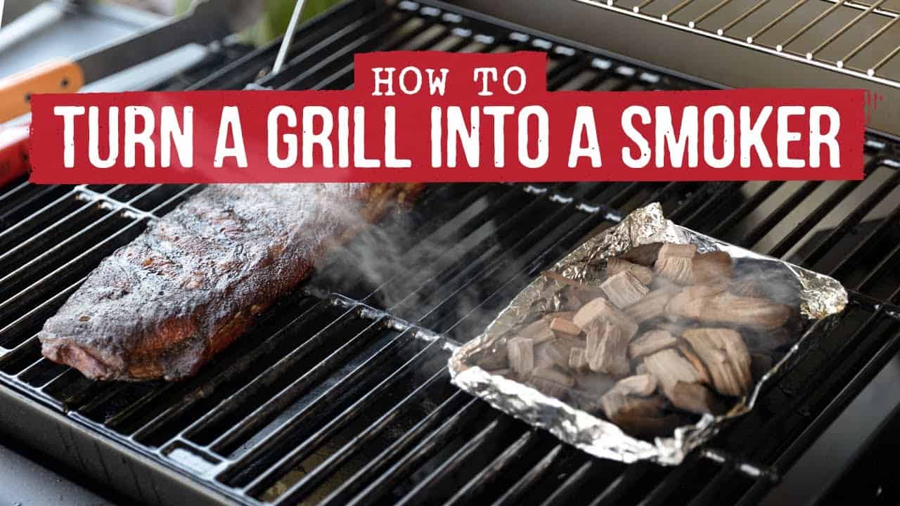 How to turn a gas grill into a smoker?